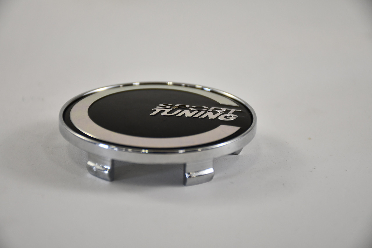 Sport Tuning Chrome/Matte Black Center Cap Hub Cap MDO1-CAP 2.50"