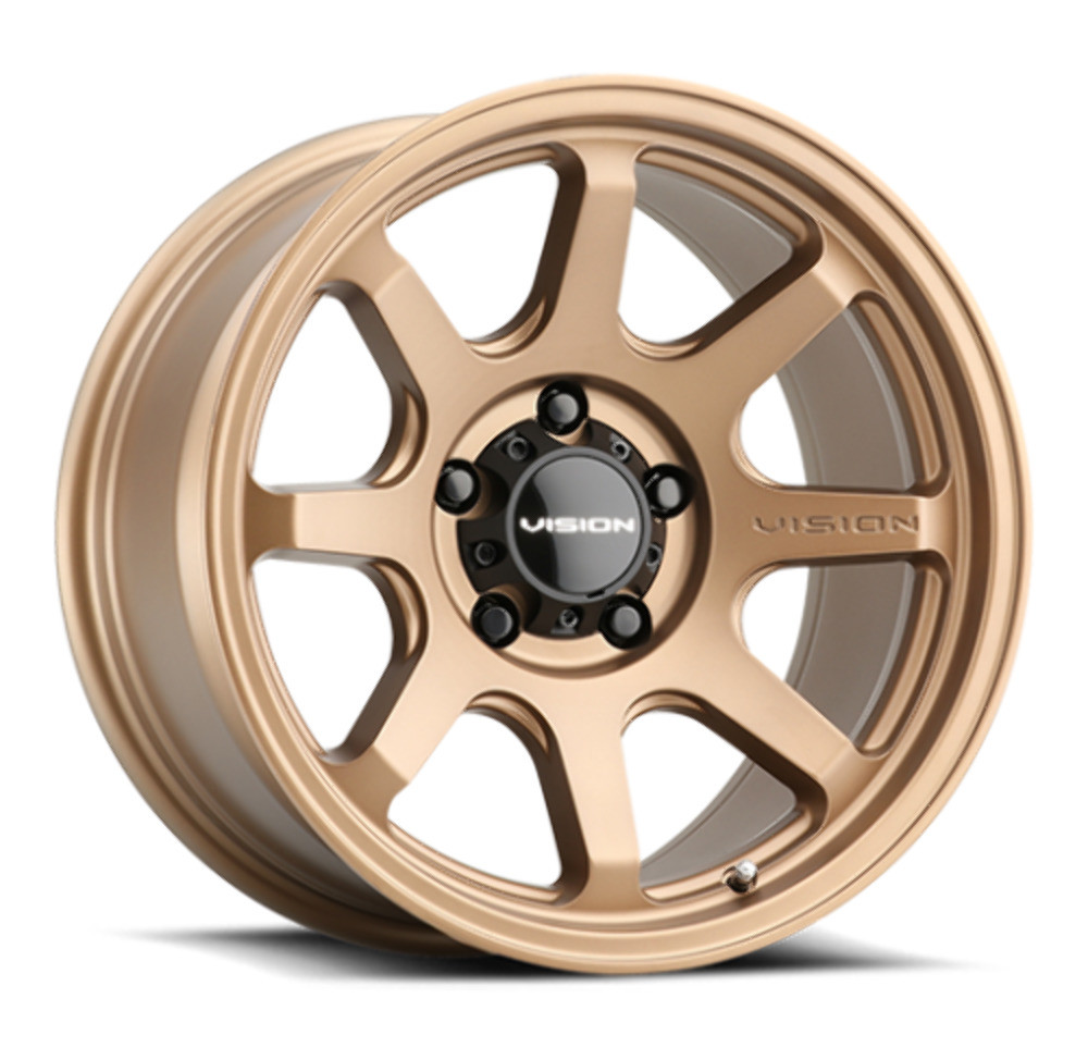 Set 4 17" Vision 351 Flow   Bronze 17x9 Wheels 5x5.5 (5x139.7) -12mm Rims