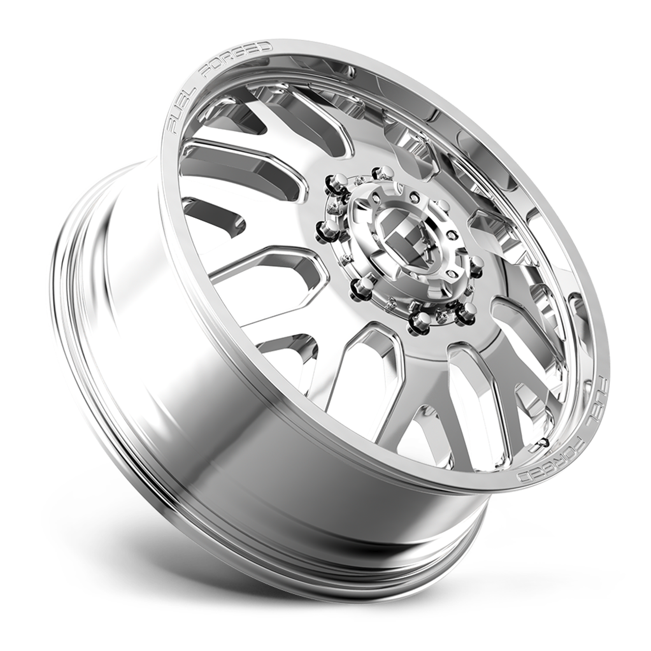 Fuel Mono DE19 FF19D 20x8.25 10x225 Polished Wheel 20" 105mm Rim