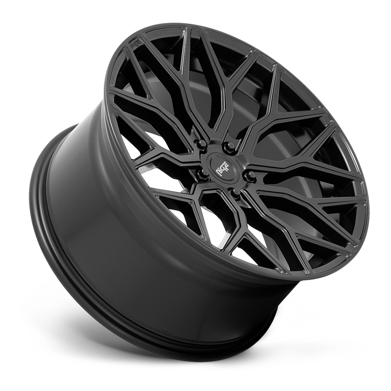 Niche 1PC M261 Mazzanti 22x10 5x112 Matte Black Wheel 22" 20mm Rim