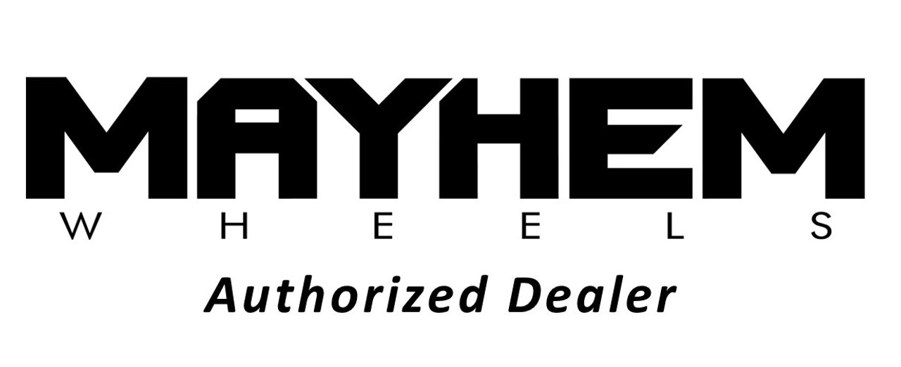 Set 4 22" Mayhem Fierce 22x12 Black Milled 8x180 Wheels -44mm For Chevy GMC Rims