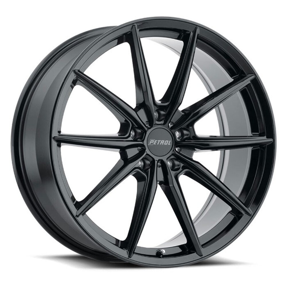 20" Petrol P4B 20x8.5 5x112 40mm Gloss Black Wheel Sedan Coupe Car Rim