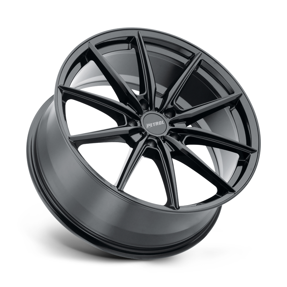 20" Petrol P4B 20x8.5 5x112 40mm Gloss Black Wheel Sedan Coupe Car Rim