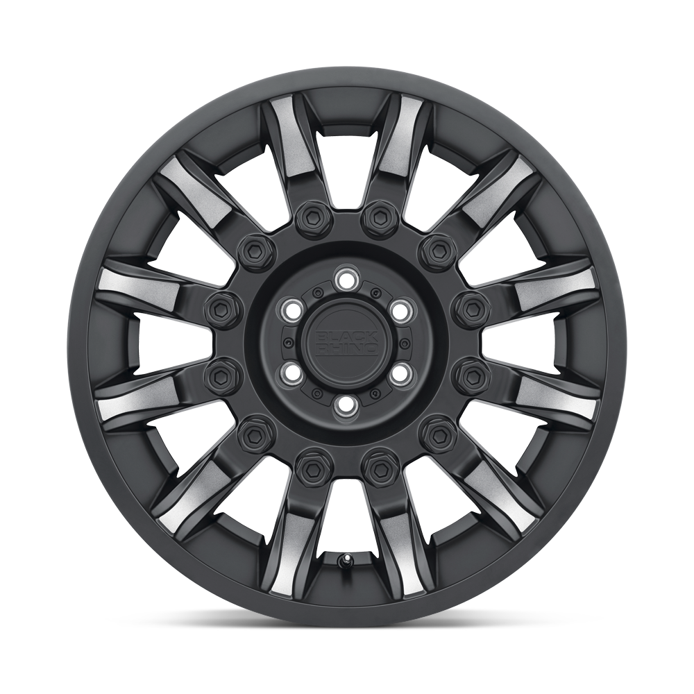 Black Rhino Mission 20x11.5 6x5.5 Matte Black Machined Tinted Wheel 20" -44