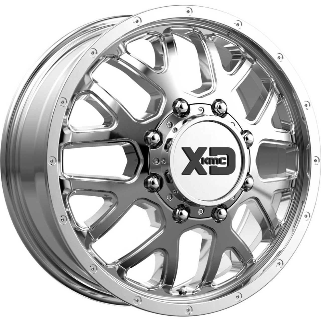 XD XD843 Grenade Dually 20x8.25 8x200 Chrome - Front Wheel 20" 127mm Rim