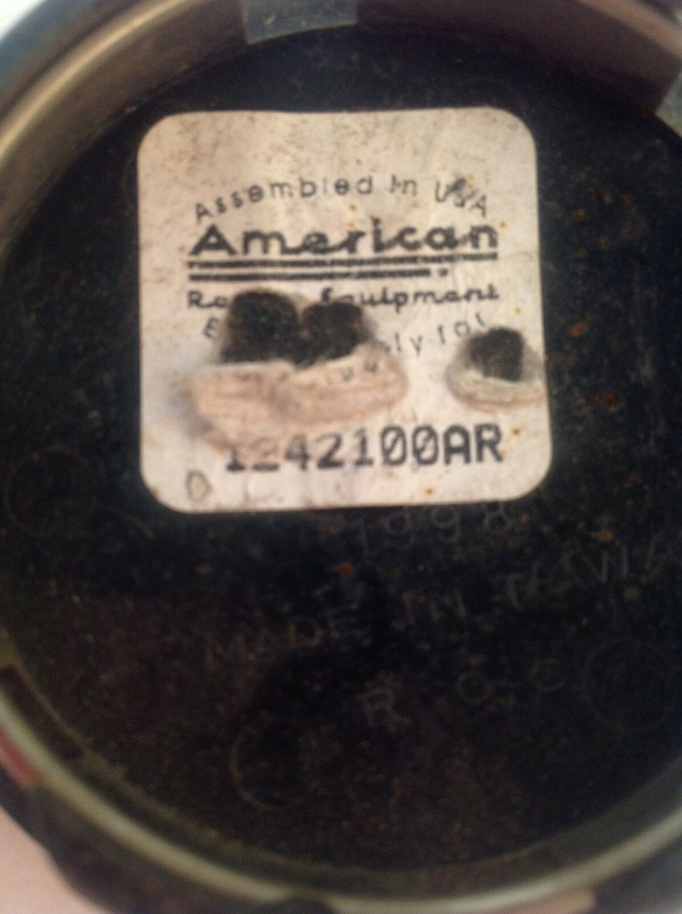 American Racing Sniper Wheel Center Hub Cap Blue Yellow Custom 1242100AR AR224