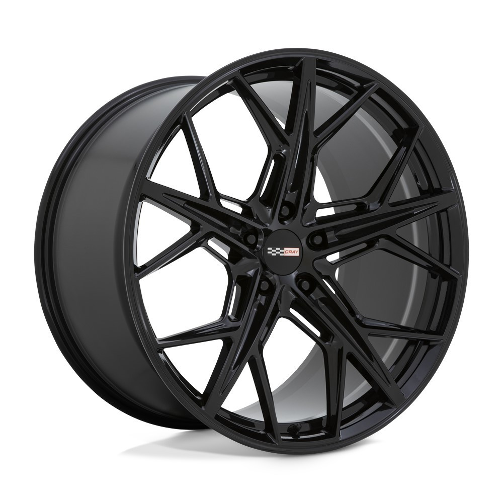 Set 4 20" Cray Hammerhead 20x9 5x120 Gloss Black Wheels 38mm Car Rims