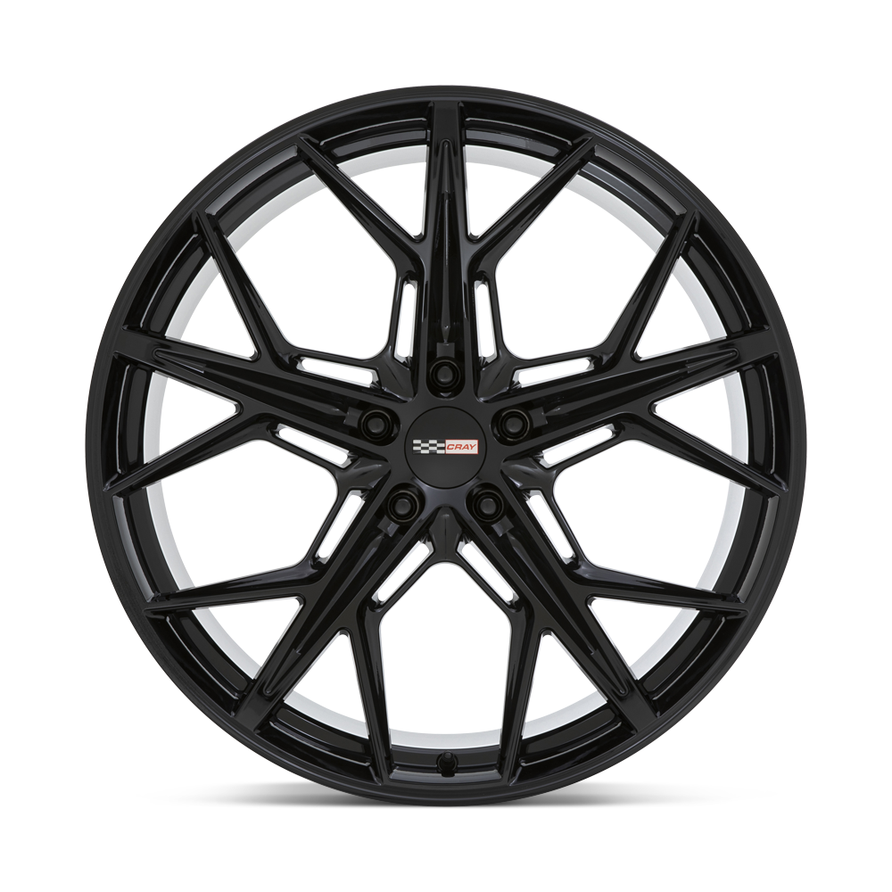Set 4 20" Cray Hammerhead 20x9 5x120 Gloss Black Wheels 38mm Car Rims