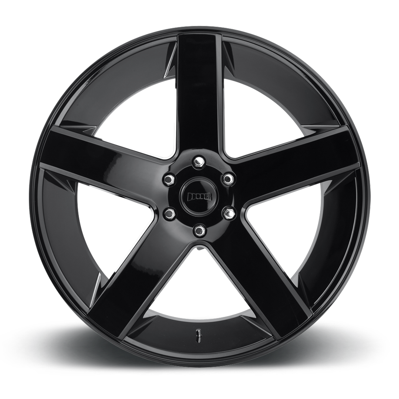 Set 4 20" DUB S216 Baller 20x9.5 5x5 30mm Wheels Gloss Black Truc Suv Rims