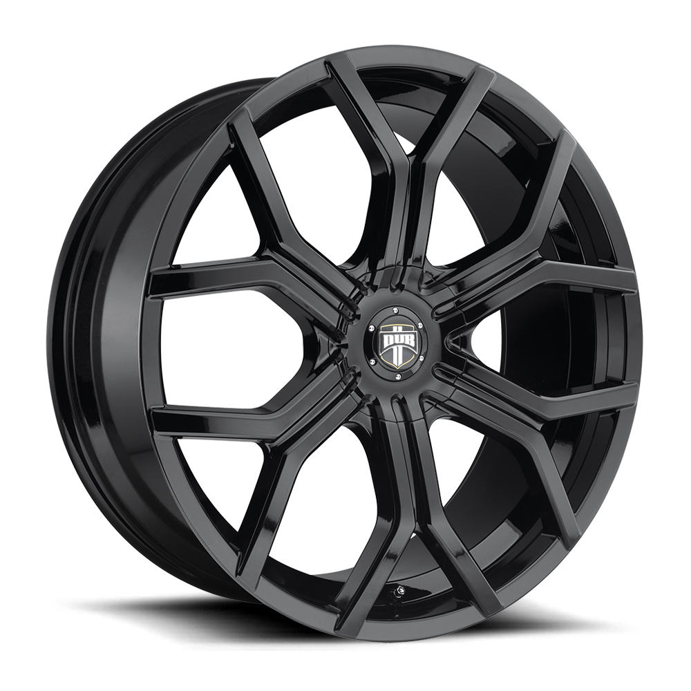 Set 4 DUB S208 Royalty 22x9.5 6x135 6x5.5 Gloss Black Wheels 22" 30mm Rims