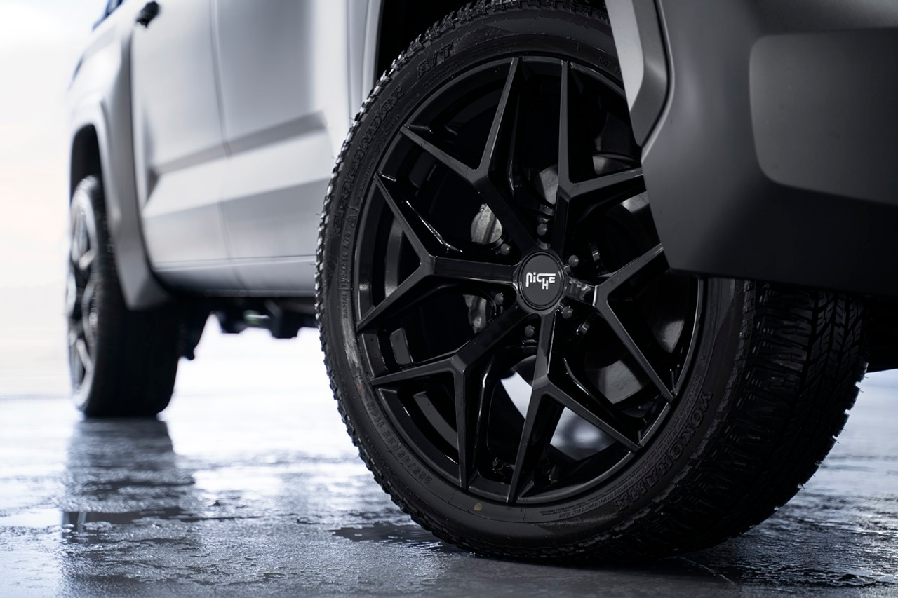 Set 4 Niche M231 Vice Suv 22x9.5 6x5.5 Gloss Black Wheels 22" 30mm Rims