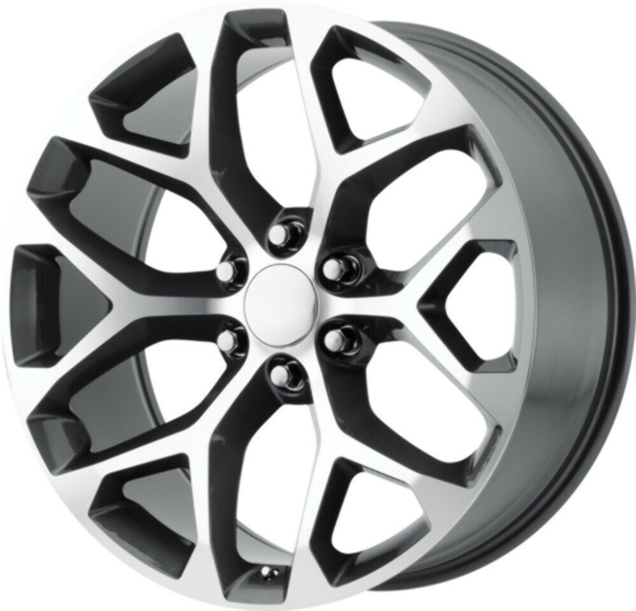 Set 4 Performance Replicas PR176 26x10 6x5.5 Gunmetal Machined Wheels 26" 24mm