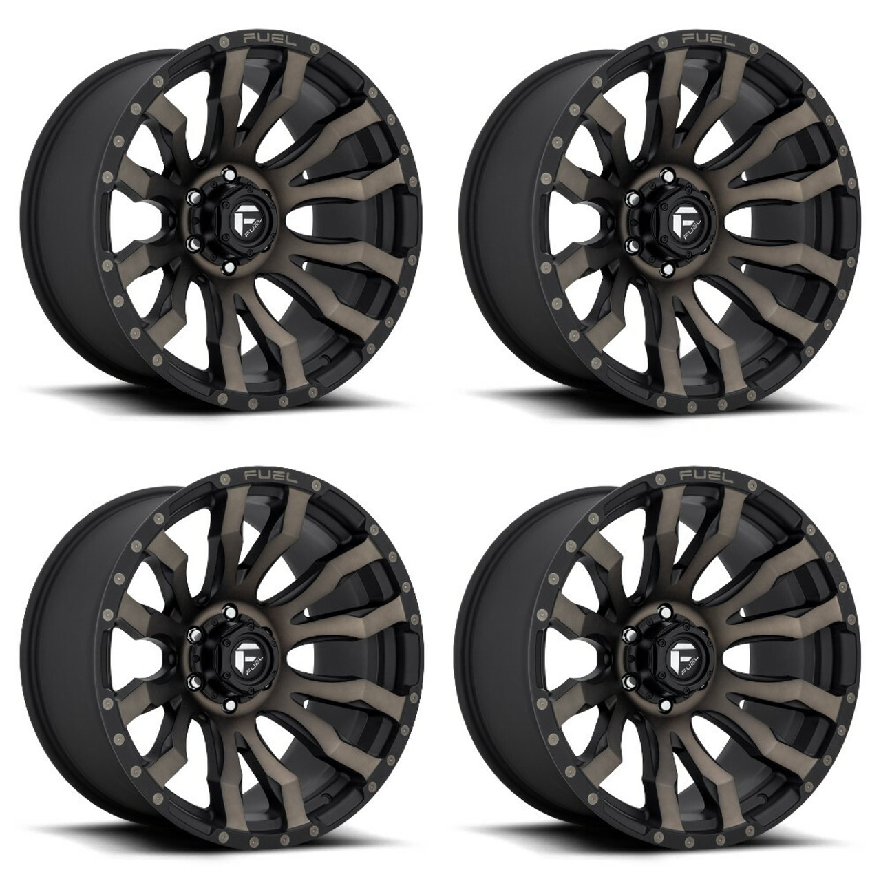 Set 4 20" Fuel D674 Blitz 20x9 8x180 Matte Black Double Dark Tint Wheels 1mm Rim Set 4 20" Fuel D674 Blitz 20x9 8x180 Matte Black Double Dark Tint Wheels 1mm Rim