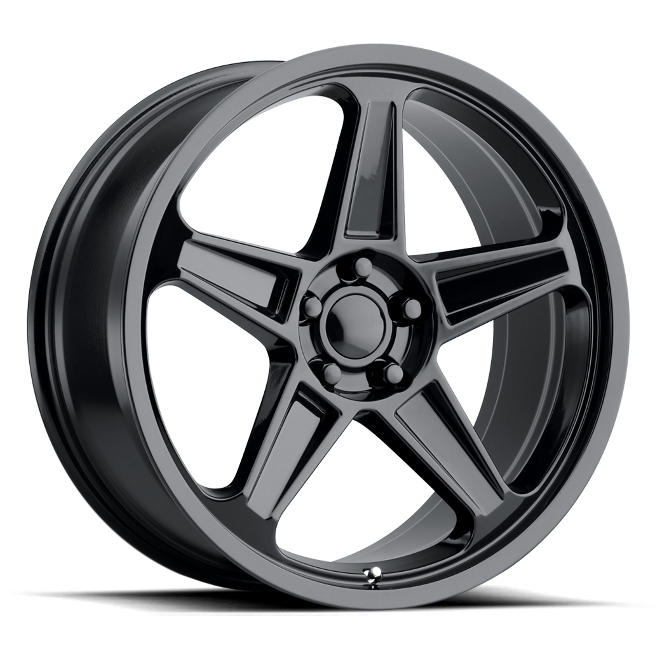 Set 4 Performance Replicas PR186 20x9 5x115 Gloss Black Wheels 20" 20mm Rims