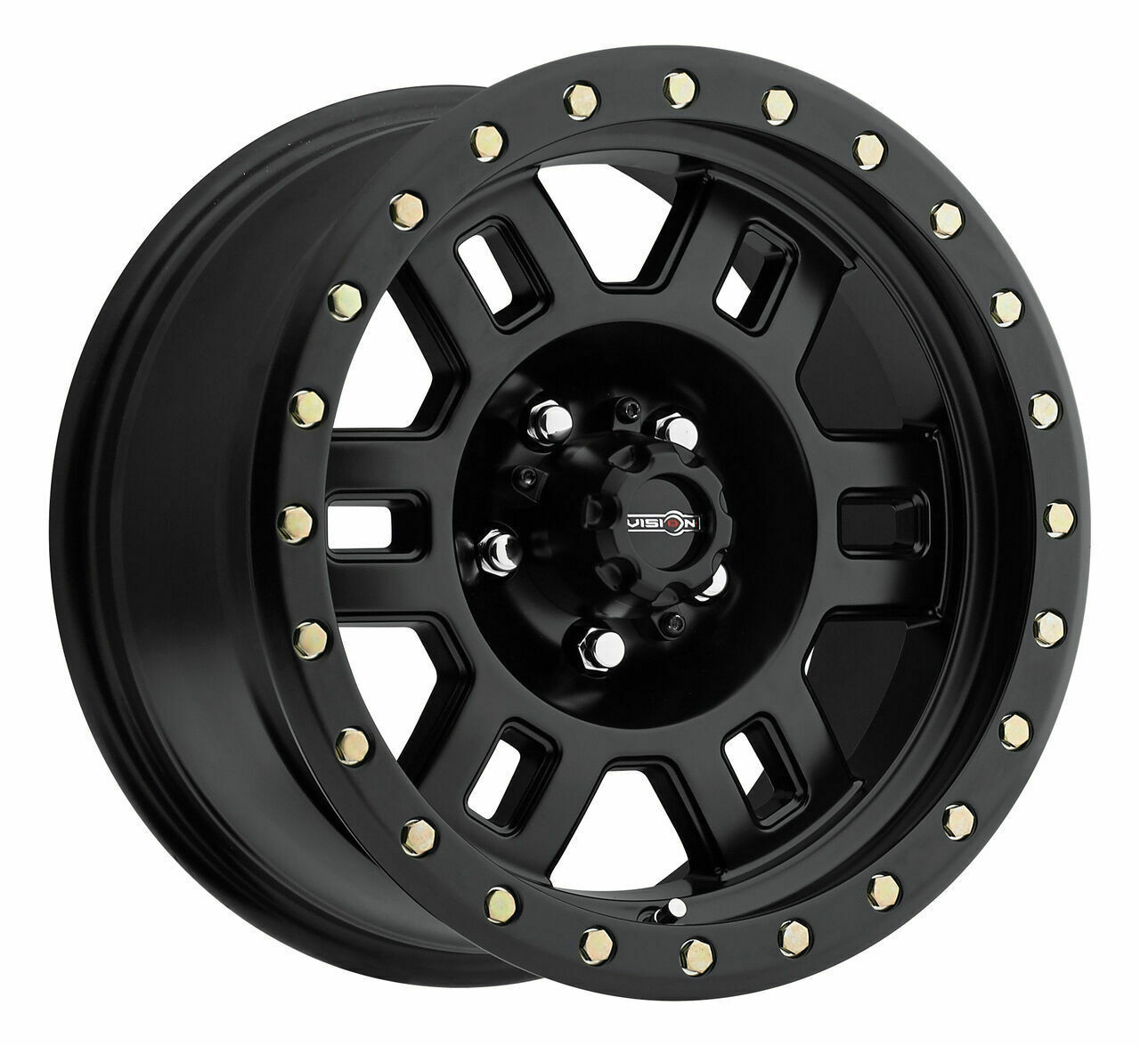 18" Vision Off-Road 398 Manx Matte Black Wheel 18x9 5x5 For Jeep Truck Rim 18mm