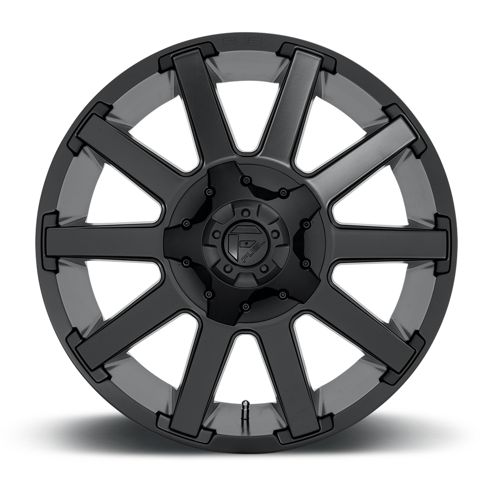 Set 4 20" Fuel D437 Contra 20x9 8x180 20mm Satin Black Wheels For Chevy GMC Rims Offroad Truck