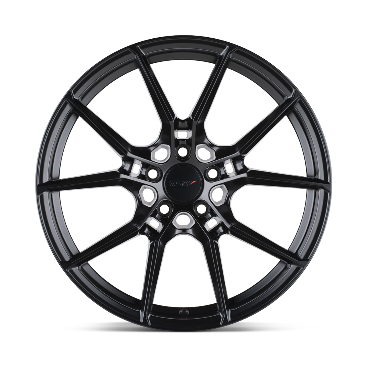 Set 4 TSW Neptune 19x9.5 5x112 Semi Gloss Black Wheels 19" 39mm Rims