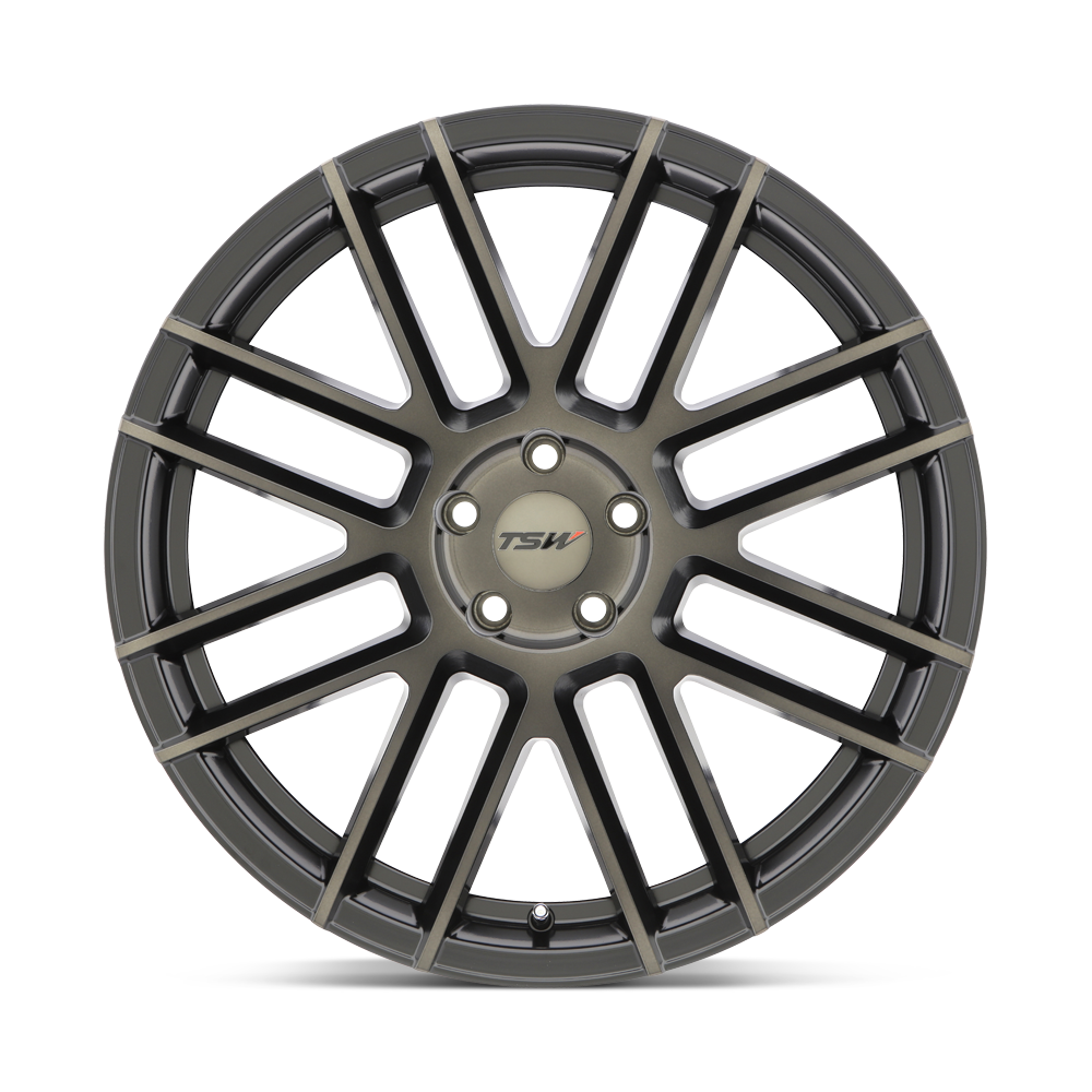 Set 4 TSW Mosport 22x9 5x4.5 Matte Black W  Machine Face & Tint Wheels 22" 20mm