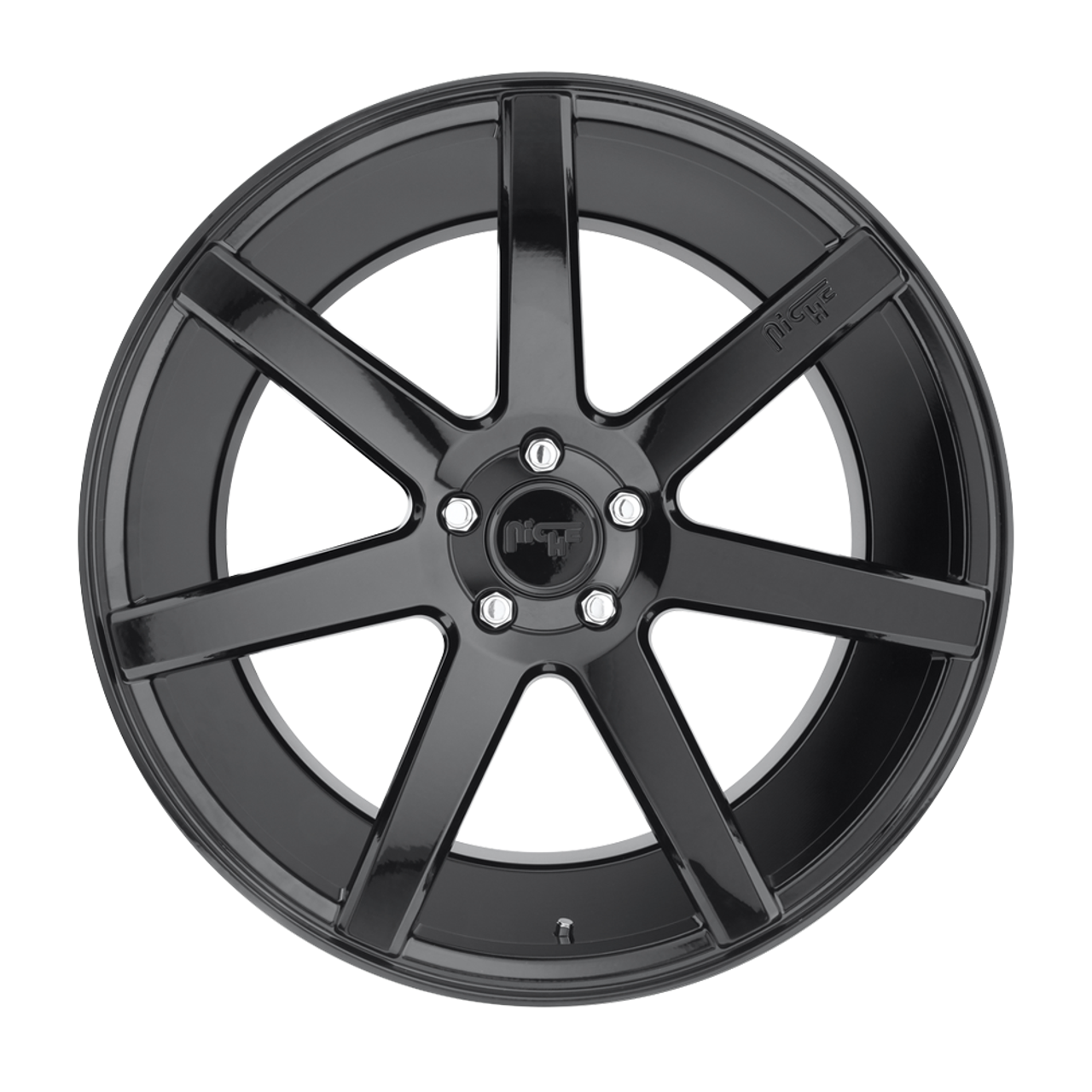 Set 4 Niche M168 Verona 20x10 5x112 Gloss Black Wheels 20" 40mm Rims