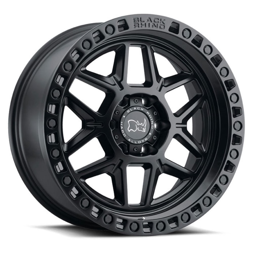 Set 4 Black Rhino Kelso 20x9 5x5 Matte Black Wheels 20" 0mm Truck Rims For Jeep