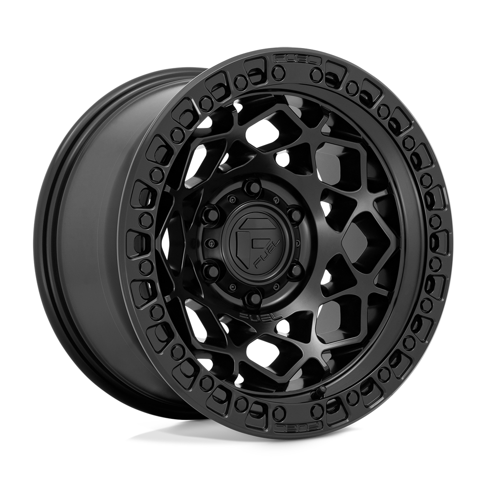 Set 4 Fuel  D786 Unit 17x9 6x5.5 Matte Black Matte Black Ring Wheels 17" 1mm