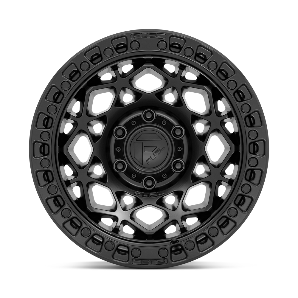 Set 4 Fuel  D786 Unit 17x9 6x5.5 Matte Black Matte Black Ring Wheels 17" 1mm