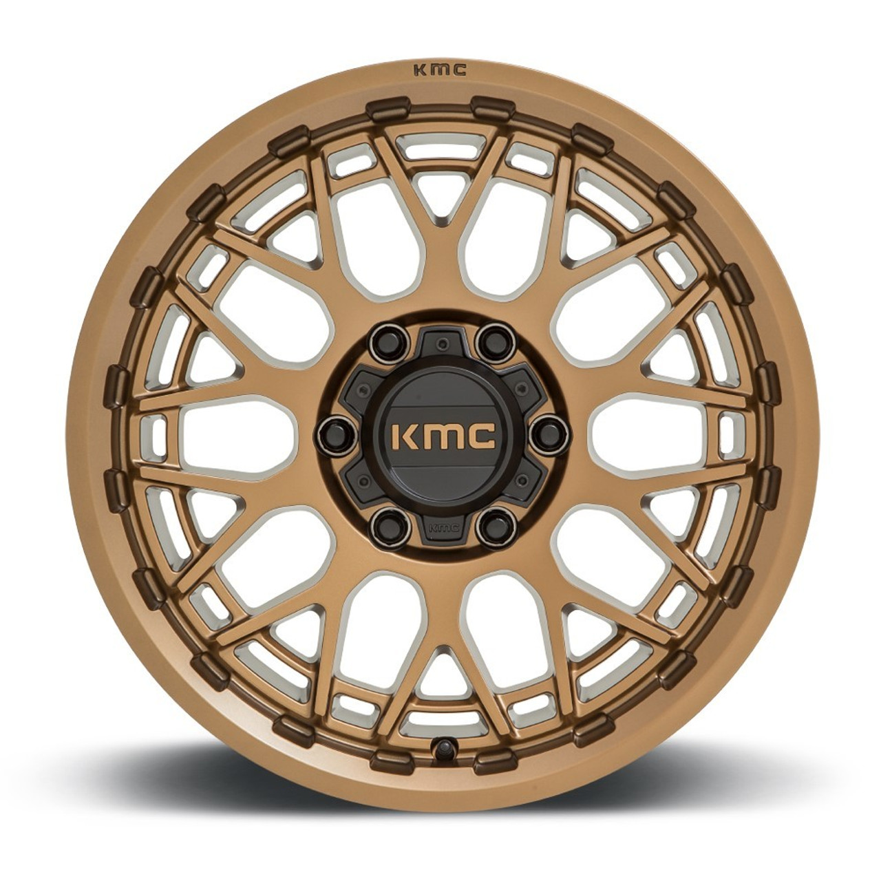 Set 4 KMC KM722 Technic 20x9 6x135 Matte Bronze Wheels 20" 0mm Rims