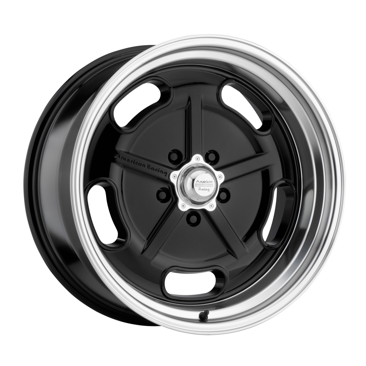 Set 4 American Racing Vintage VN511 Salt Flat 22x8.5 5x4.75 Black Wheels 22" 0mm