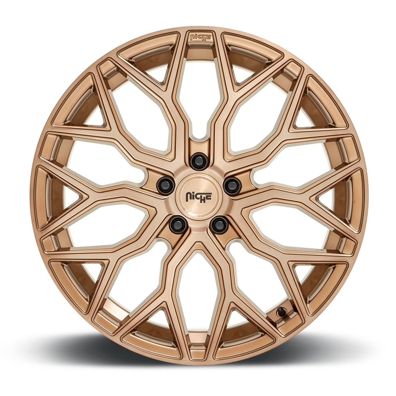 Set 4 Niche M263 Mazzanti 22x10 5x130 Bronze Brushed Wheels 22" 30mm Rims