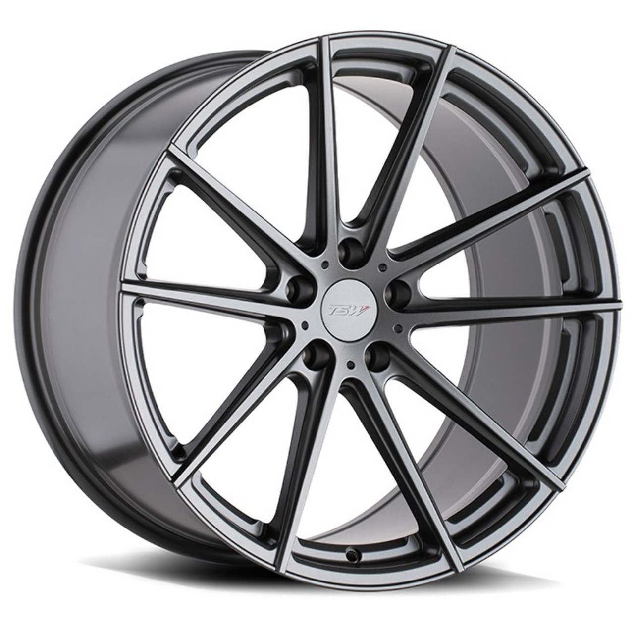 Set 4 TSW Bathurst 19x8.5 5x4.5 Gloss Gunmetal Wheels 19" 15mm Rims