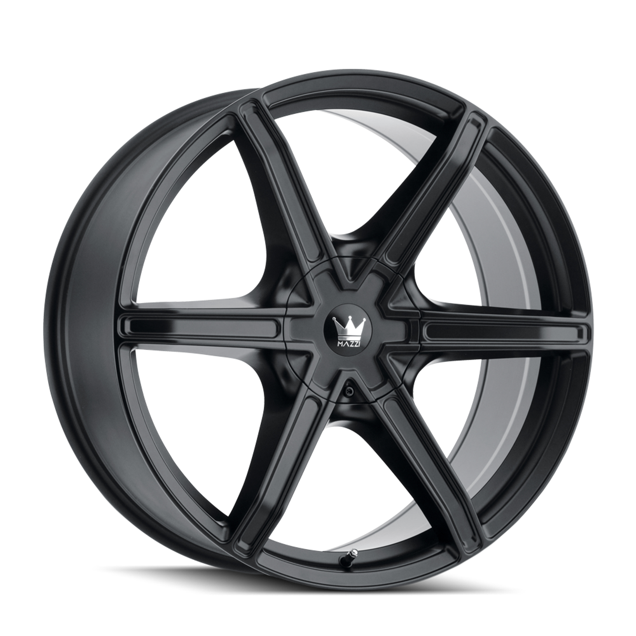 20" Mazzi Stilts 371 20x8.5 Matte Black 6x120 6x132 Wheel 35mm For Chevy GMC Rim