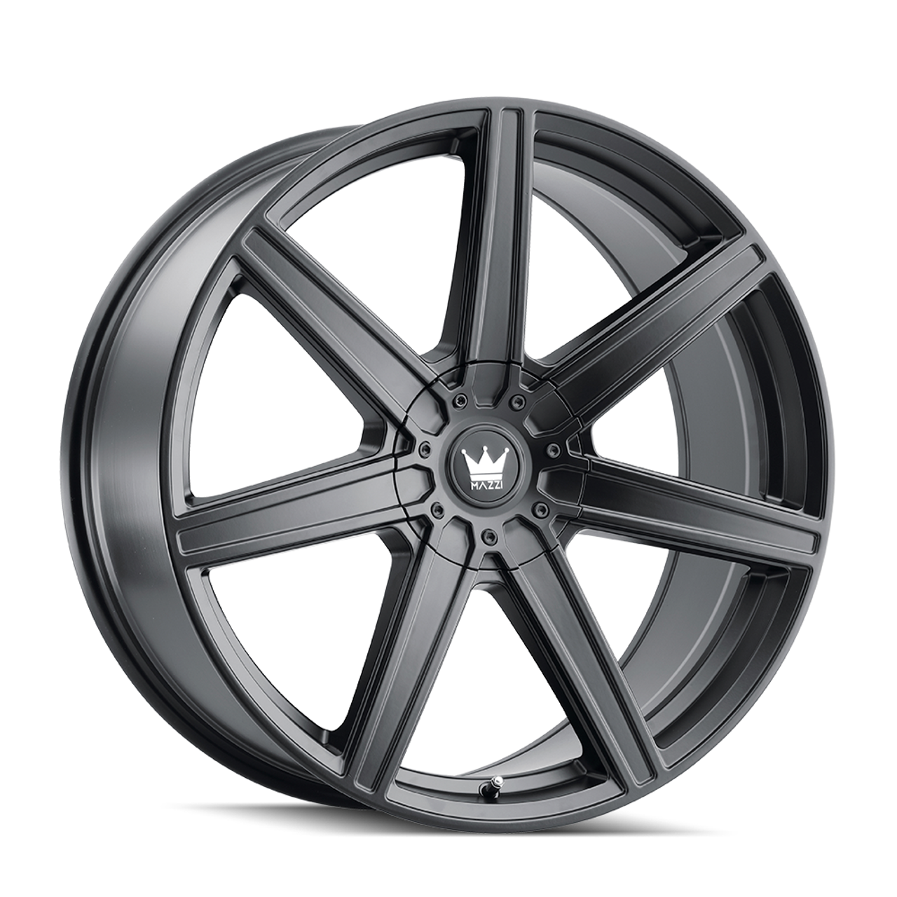 Set 4 22" Mazzi Laguna 22x9.5 Matte Black 6x135 6x5.5 Wheels 30mm Rims