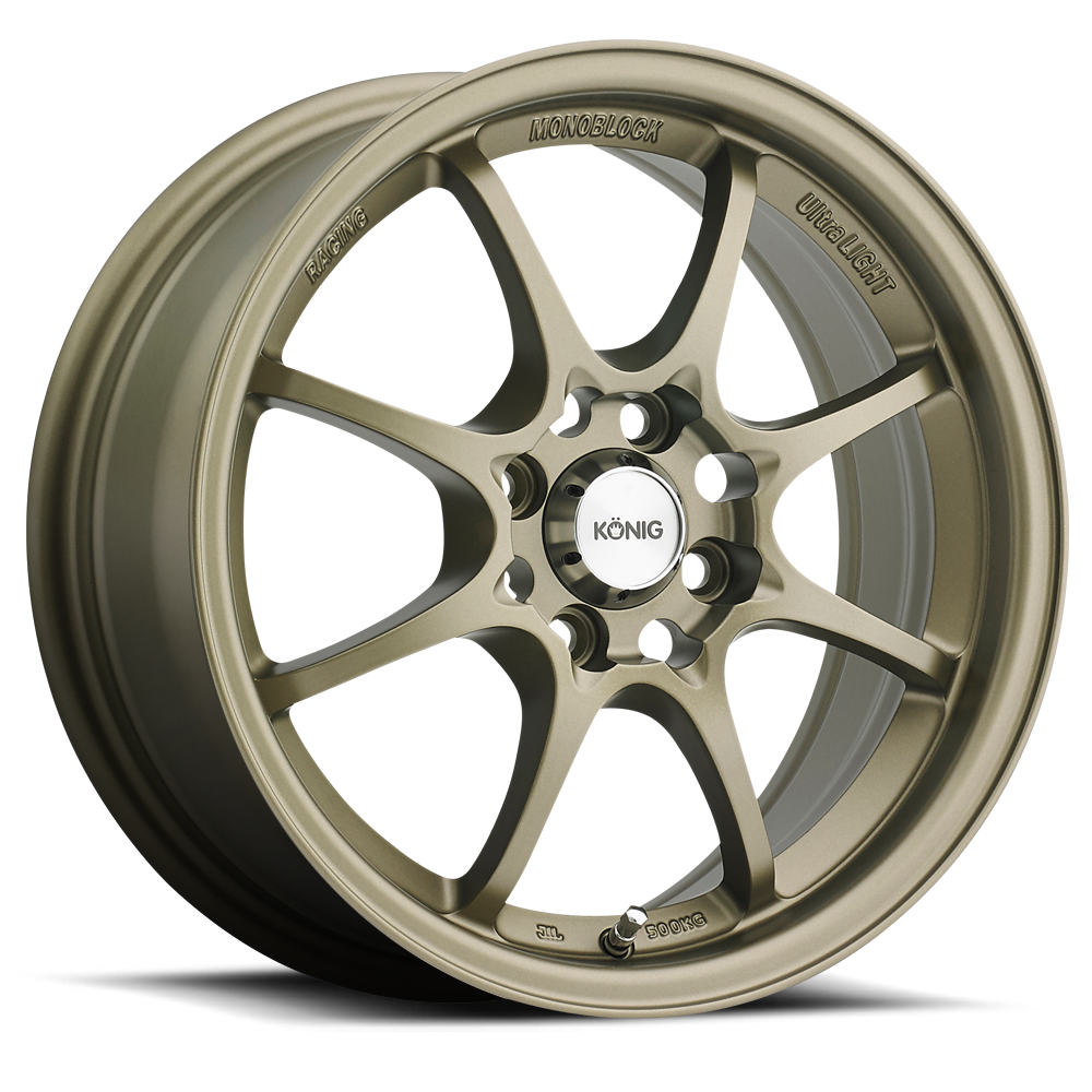15" Konig 72BZ Helium 15x6.5 4x100 Bronze Wheel 40mm Rim