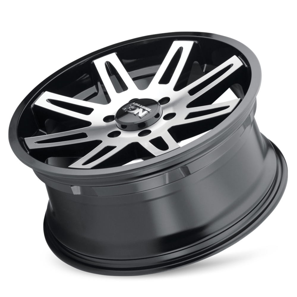 18" Ion 142 18x9 Black Machined 6x135 Wheel 0mm Rim For Ford Lincoln