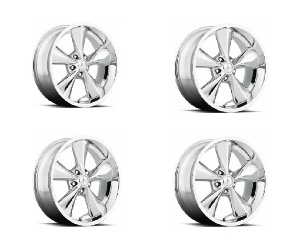 Set 4 18" Boyd Coddington BC1C Junkyard Dog  18x7 Wheels 5x4.5 +00mm