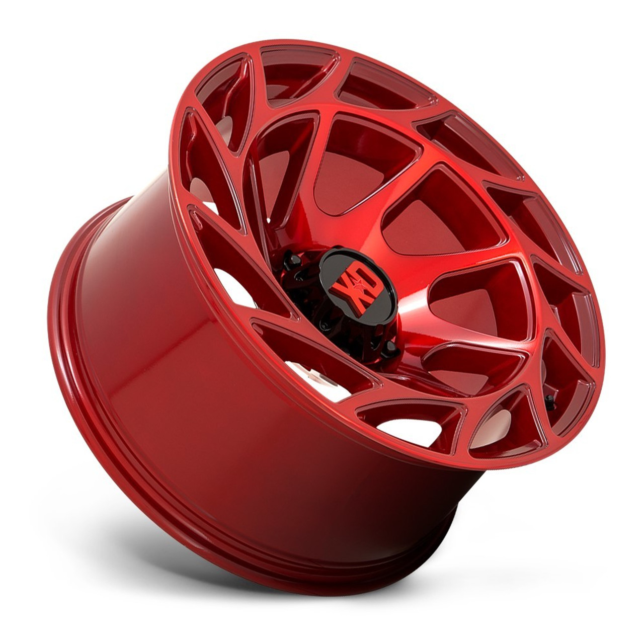 Set 4 XD XD860 Onslaught 20x10 6x135 Candy Red Wheels 20" -18mm Rims