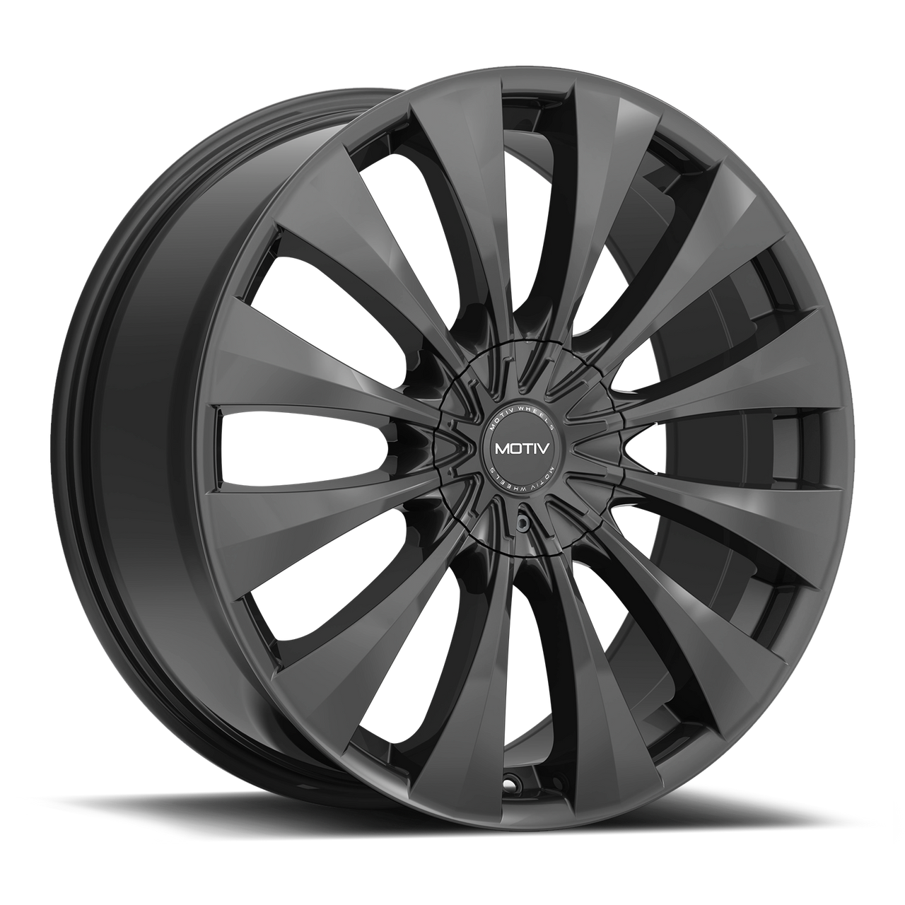 18" Motiv 436B 18X7.5 5x4.5/120 Gloss Black Wheel 42mm Rim