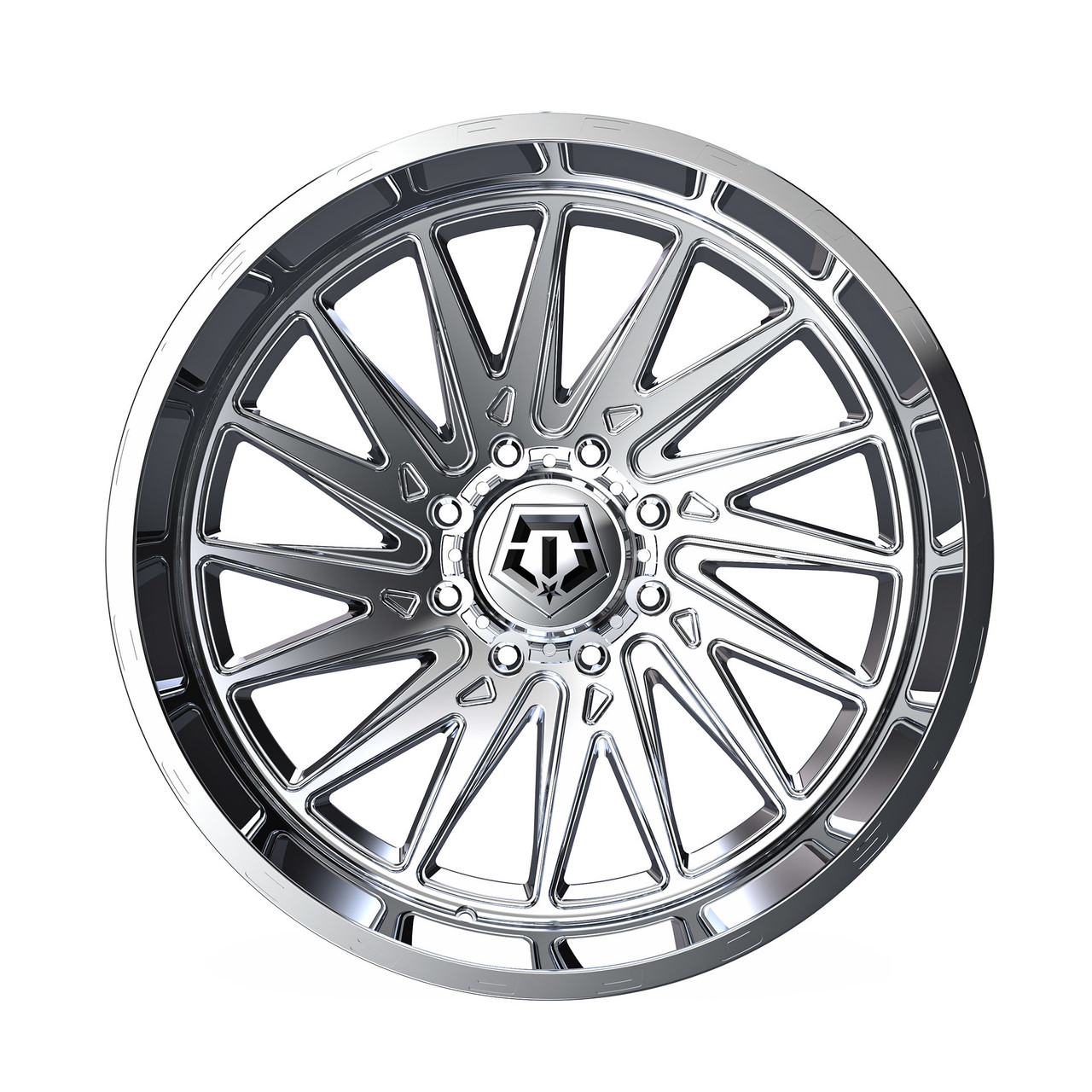 20" TIS 547C Chrome 20x12 Wheel 6x5.5 -44mm Lifted For Chevy GMC Ram Cadillac