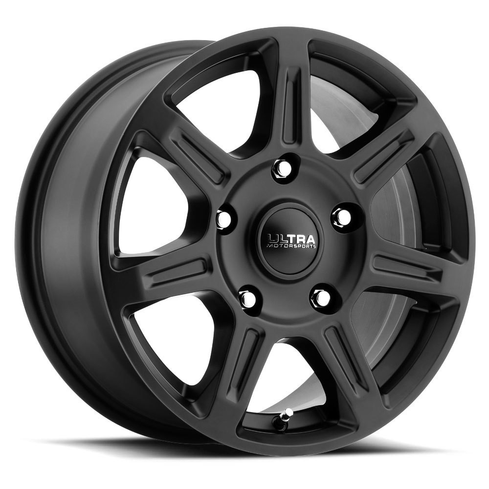 16" Ultra 450SB Toil Van 16x6.5 5x160 Satin Black Satin Clear-Coat Wheel 45mm