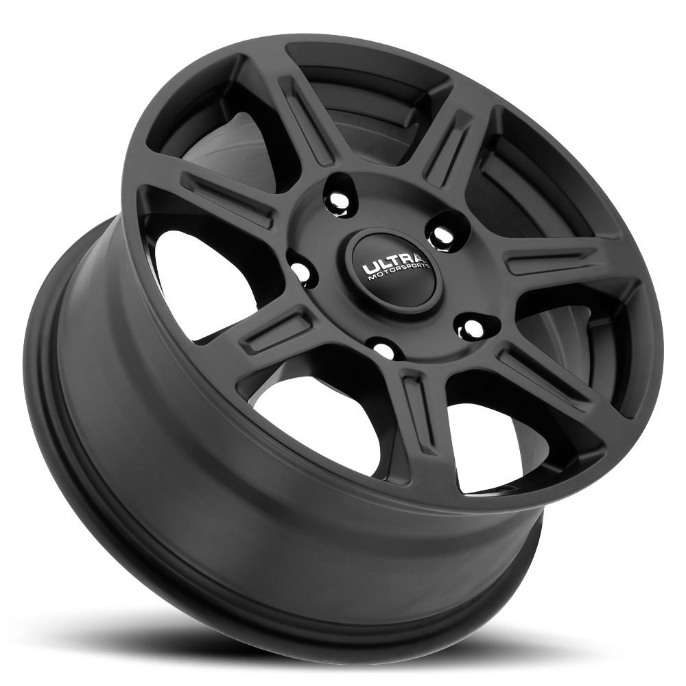 16" Ultra 450SB Toil Van 16x6.5 5x160 Satin Black Satin Clear-Coat Wheel 45mm