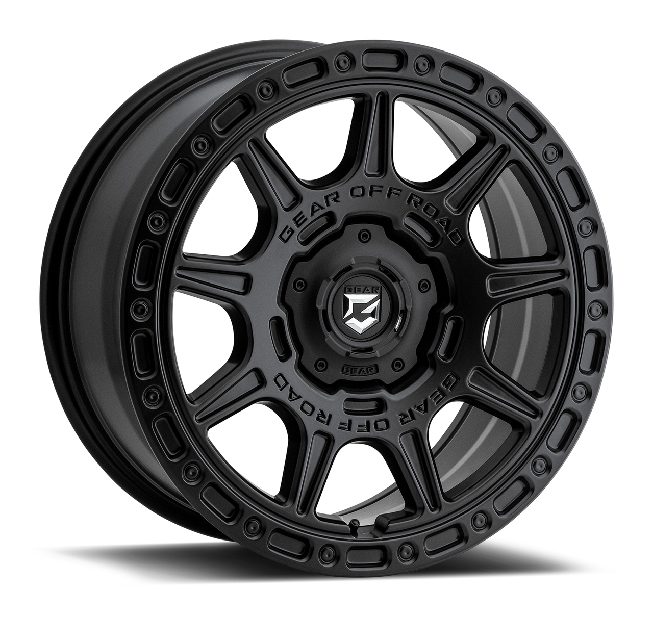 Set 4 18" Gear Off Road 758SB  18x8 Wheels 5x100 5x4.50 +35mm
