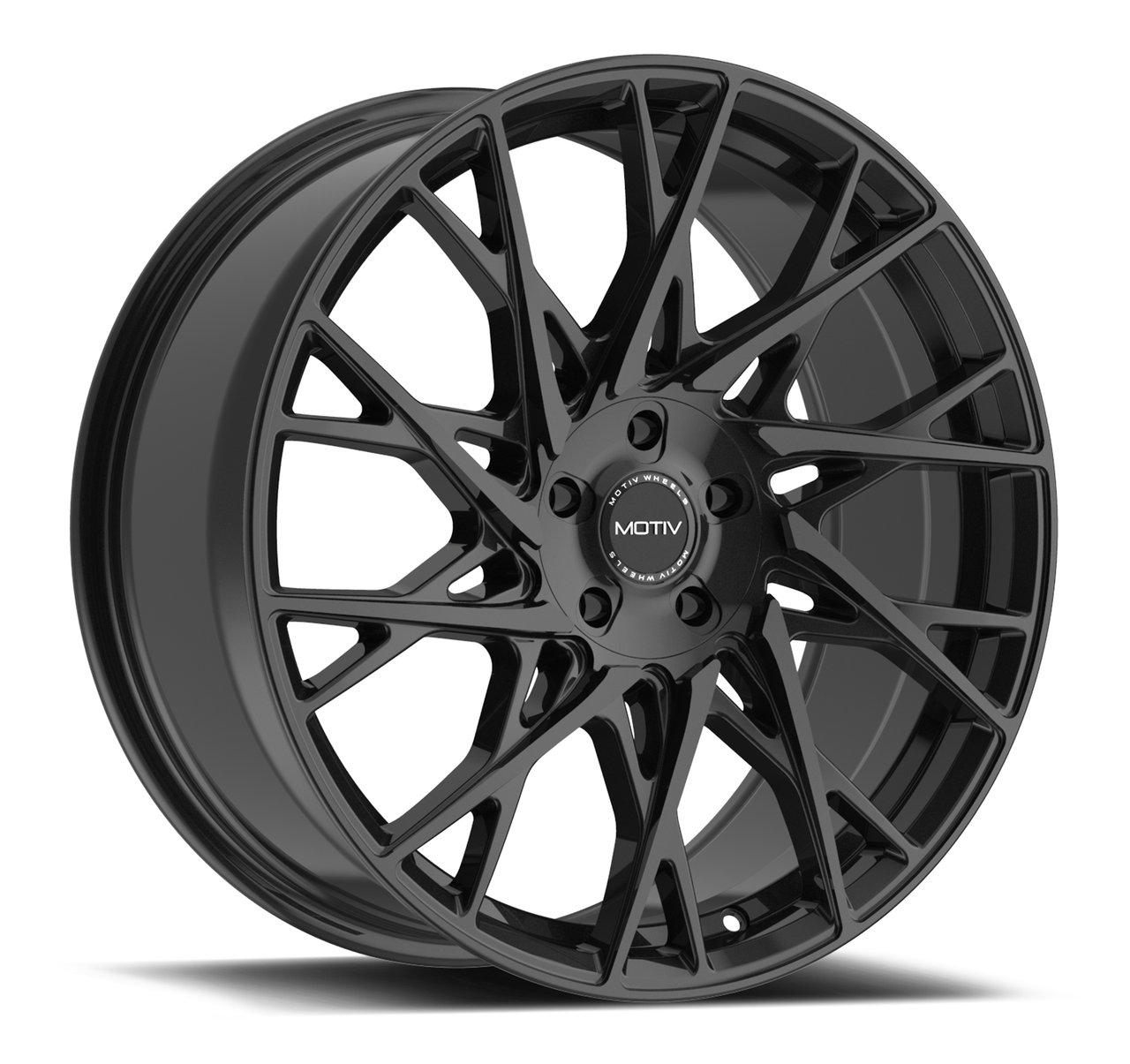 17" Motiv 430B Maestro 17X7.5 5x4.5/120 Gloss Black Wheel 40mm Rim