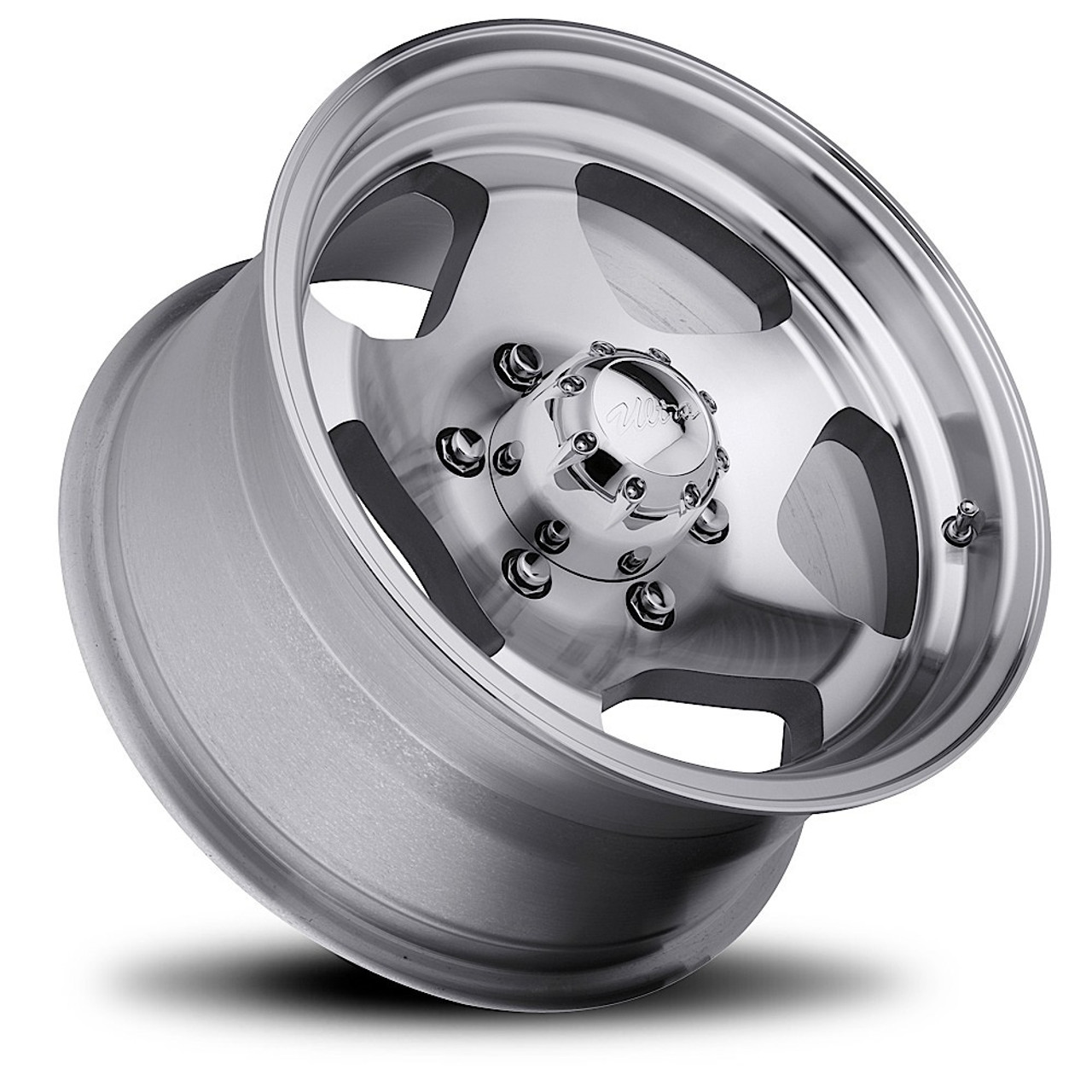 15" Ultra 51K 15x8 Machined with Clear Coat 6x5.5 Wheel 19mm Truck For Chevy GMC