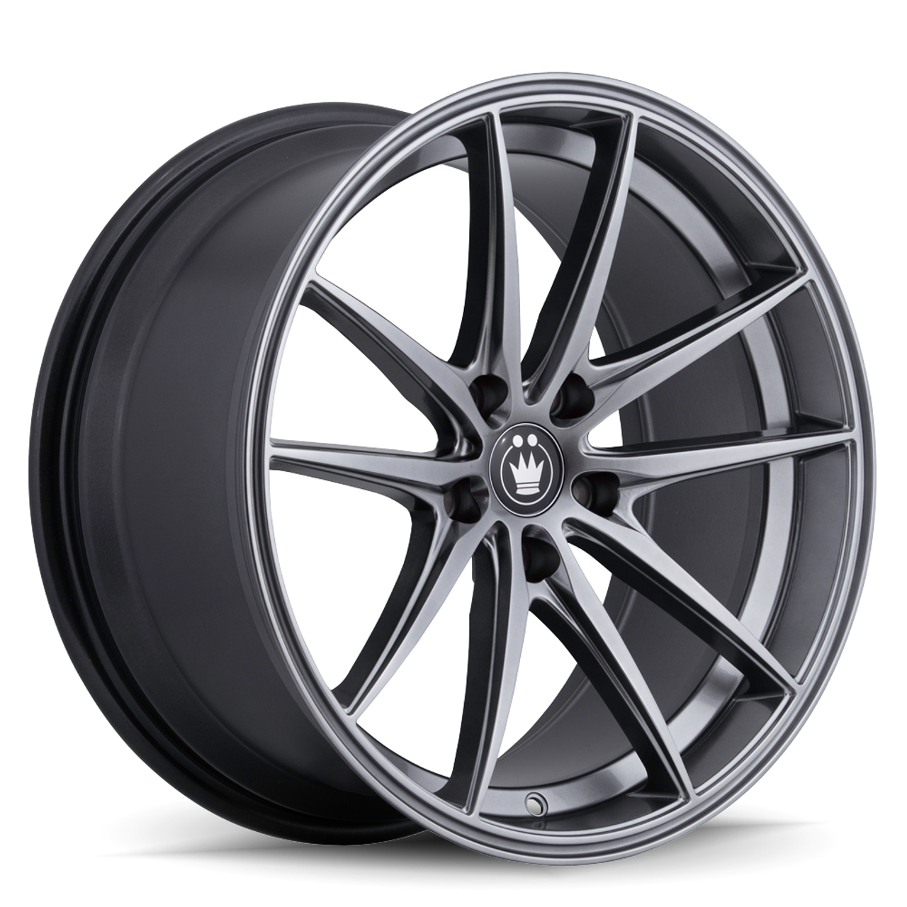 Set 4 17" Konig 37O Oversteer 17x8 5x108 Opal Wheels 45mm Rims