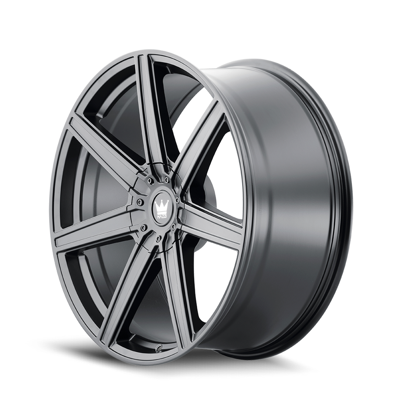 22" Mazzi Laguna 22x8.5 Matte Black 5x112 5x120 Wheel 38mm Car Suv Rim