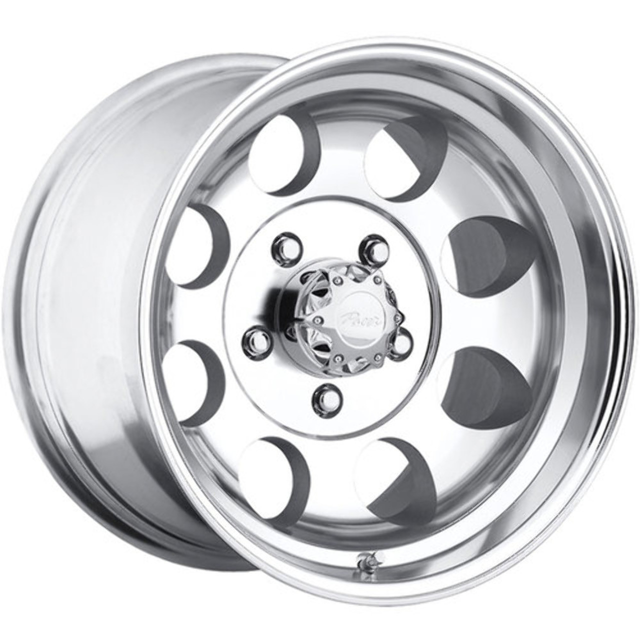 15" Pacer 164P LT Mod Polished 15X7 6x5.5 Polished Wheel -9mm Rim