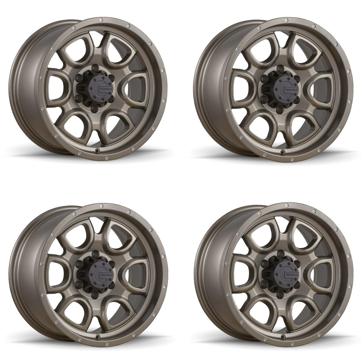 Set 4 18" Mamba 591BZ M19  18x9 Wheels 5x5.00 -06mm