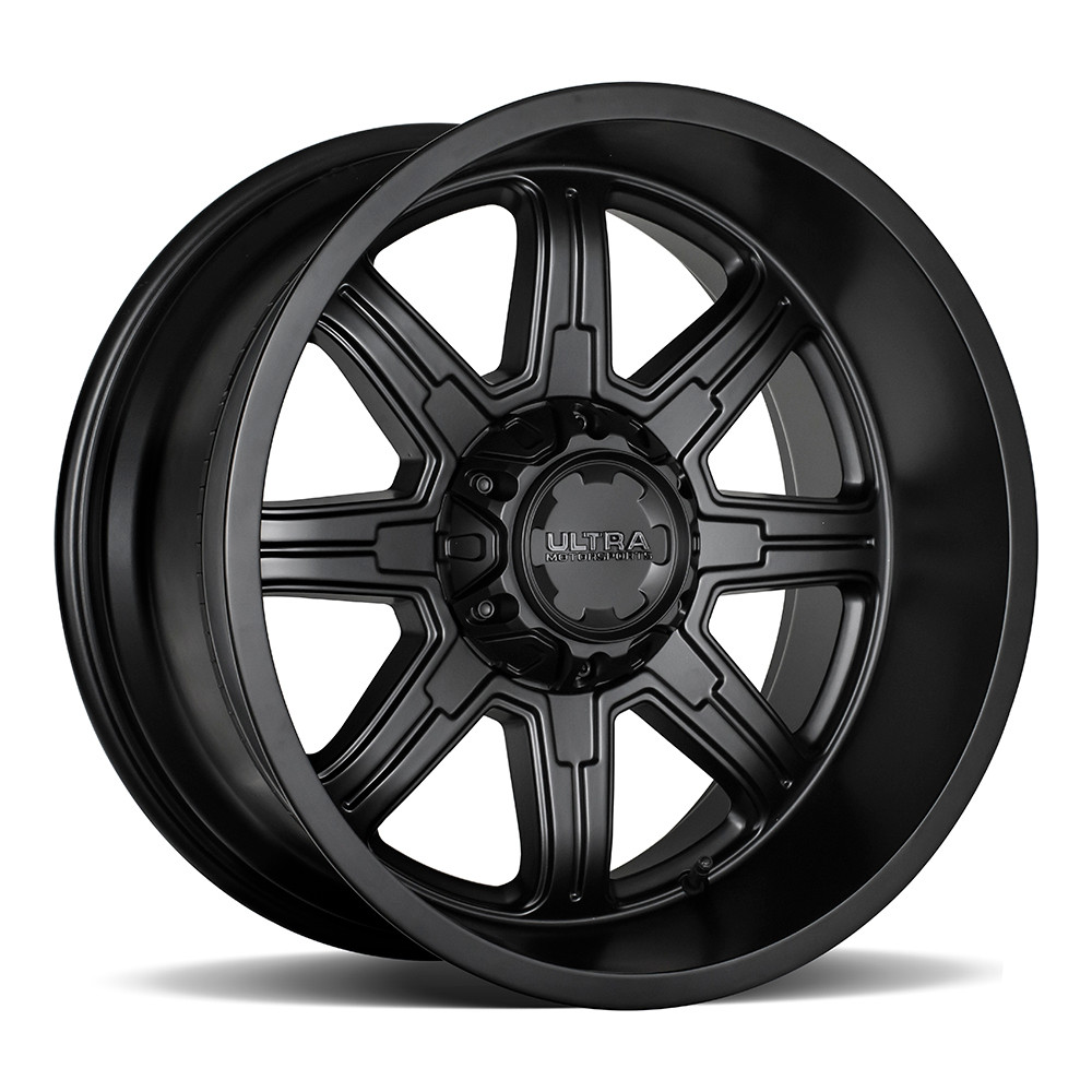 18" Ultra 229SB Menace 18x9 6x135/5.5 Satin Black Satin Clear-Coat Wheel 18mm