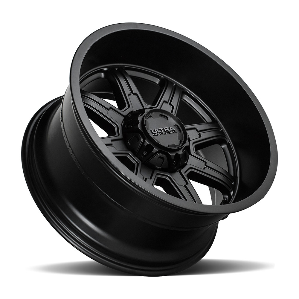 18" Ultra 229SB Menace 18x9 6x135/5.5 Satin Black Satin Clear-Coat Wheel 18mm