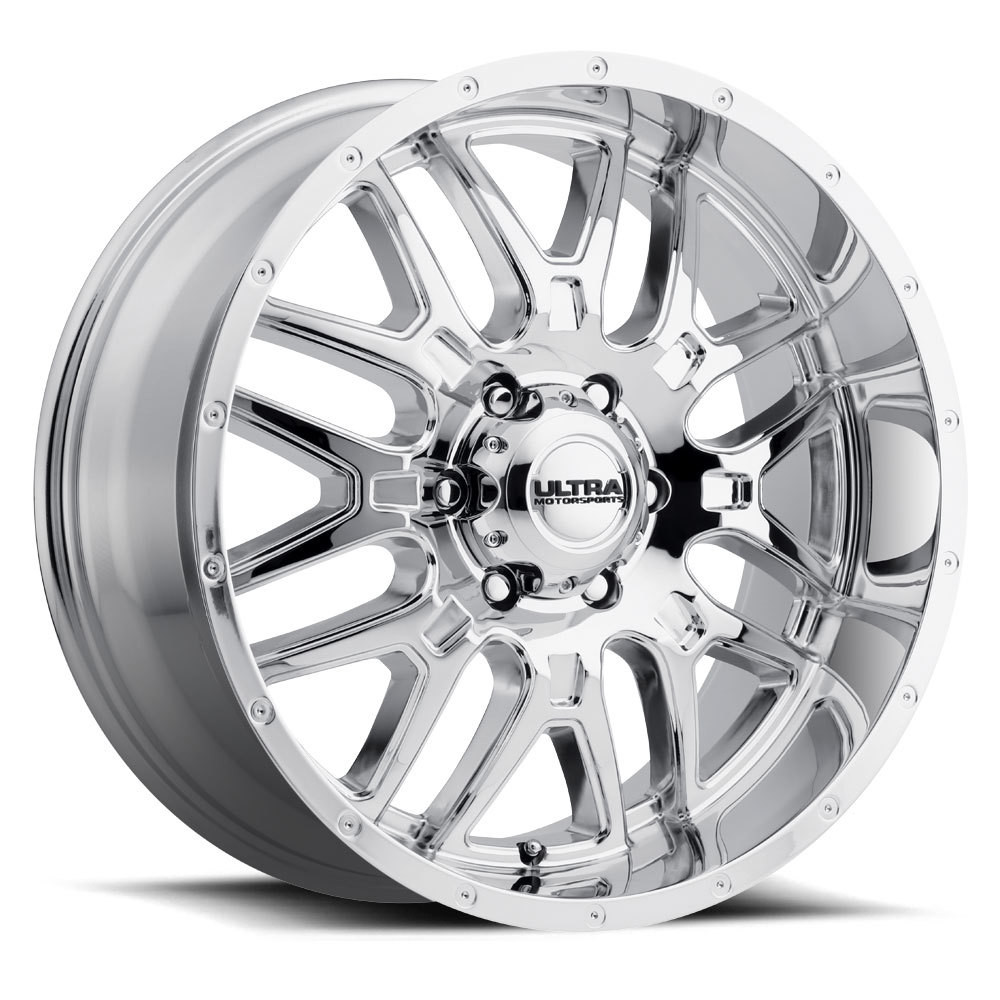 20" Ultra 203C Hunter 20x9 6x5.5 Chrome Plated Wheel 18mm For Chevy GMC Cadillac